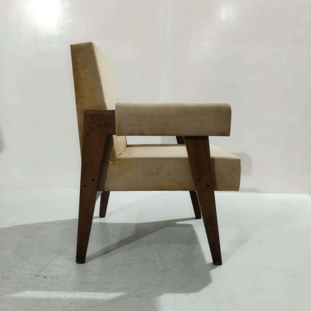 Fauteuil défenseur authentique de Pierre Jeanneret et Le Corbusier, Chandigarh Bon état - En vente à Amsterdam, NL