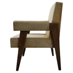 Fauteuil défenseur authentique de Pierre Jeanneret et Le Corbusier, Chandigarh