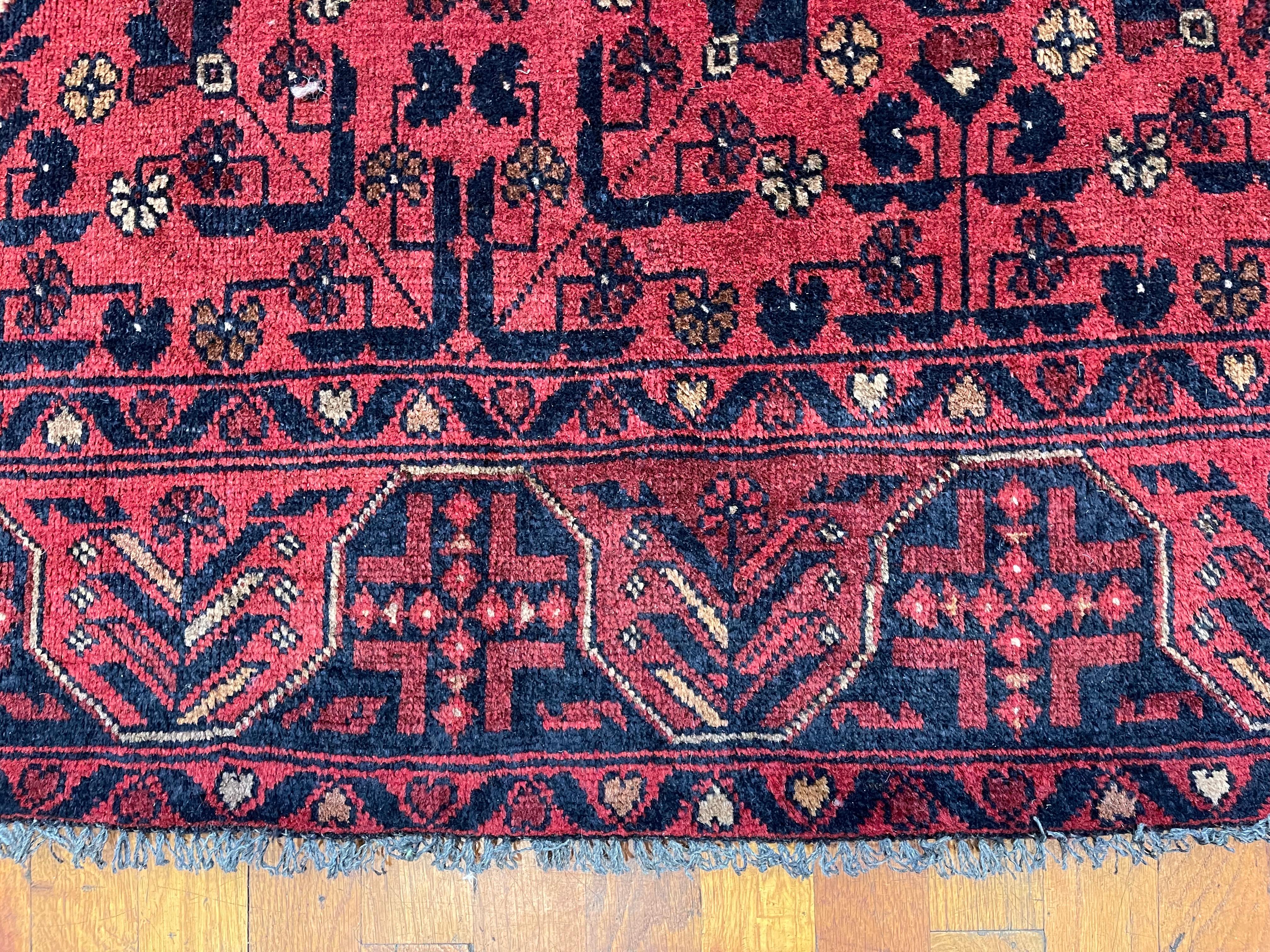 Afghan Khal Mohammadi Rug In Good Condition For Sale In San Diego, CA