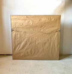 Authentique reste de tissu africain Shoowa Kuba encadré professionnellement