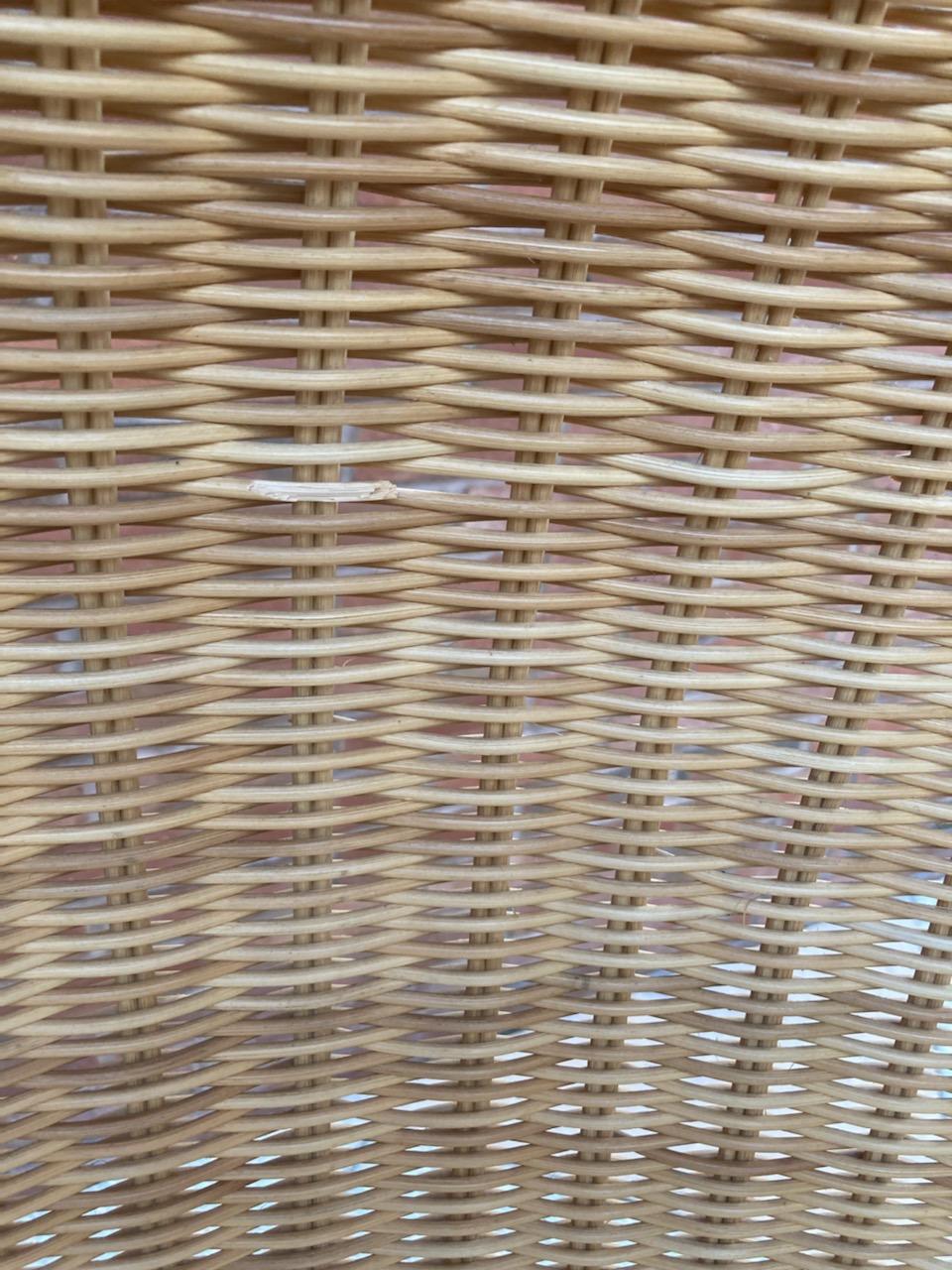 Rare Nanna Ditzel for Bonacina Pierantonio Egg Shaped Hanging Woven Cane Chair 1
