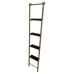 Authentic Used Brass Ship’s Ladder from the Late 19th Century
