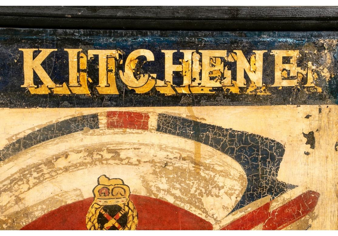 Hand-Painted Authentic Antique British Pub Sign, 