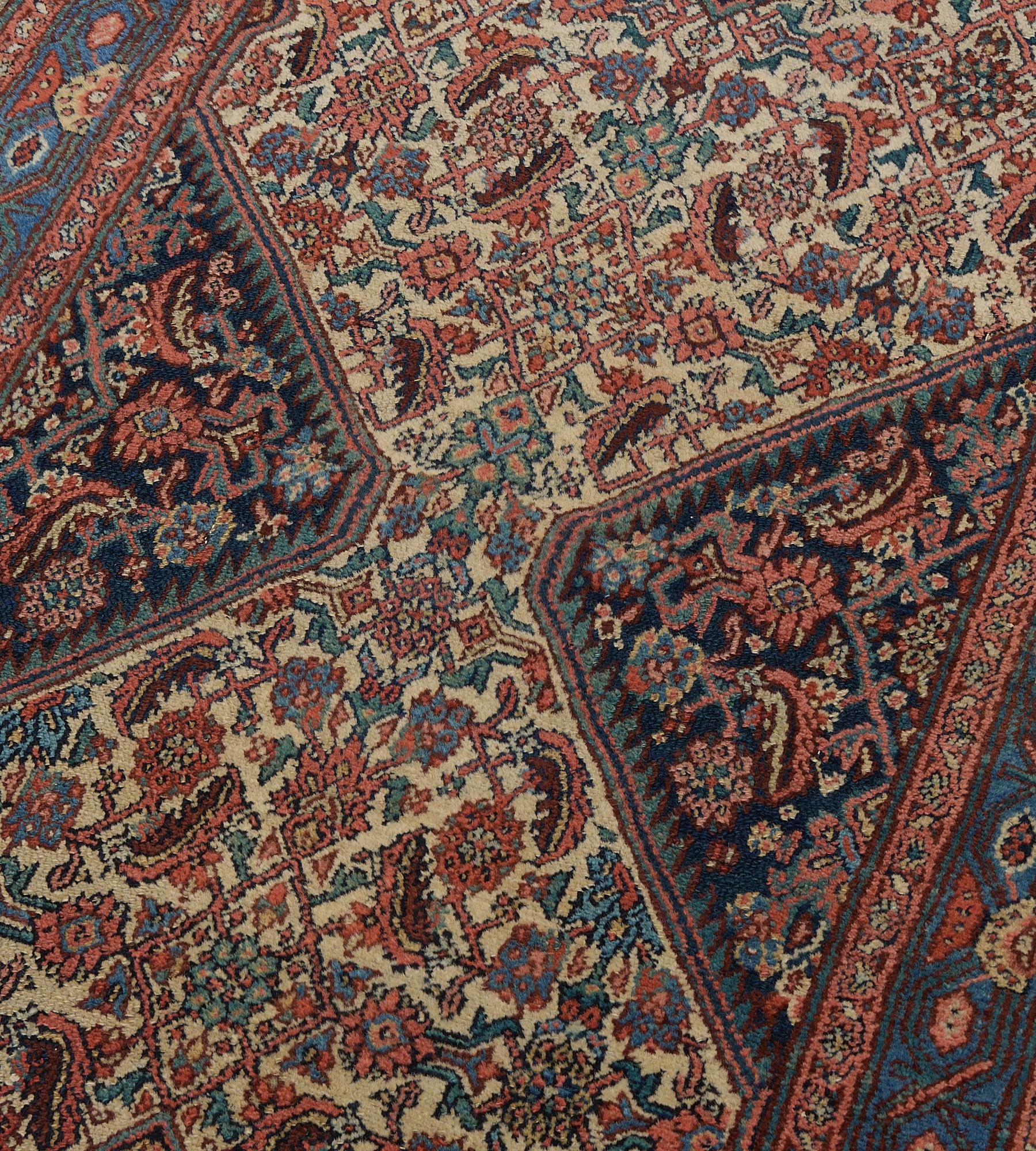 Autentico antico runner persiano Serab in lana intrecciata a mano del CIRCA 1900 in vendita 1