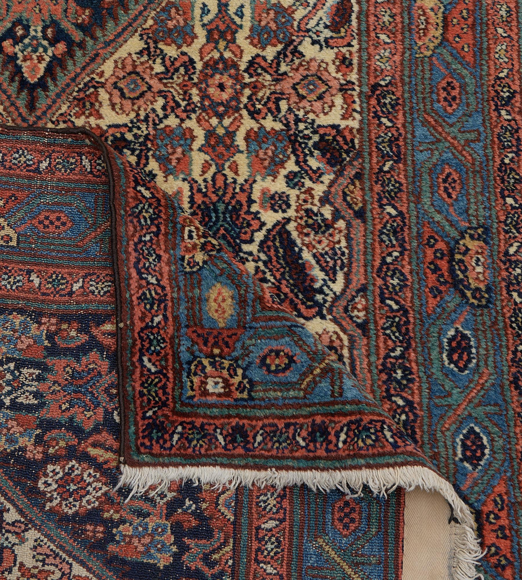 Autentico antico runner persiano Serab in lana intrecciata a mano del CIRCA 1900 in vendita 2