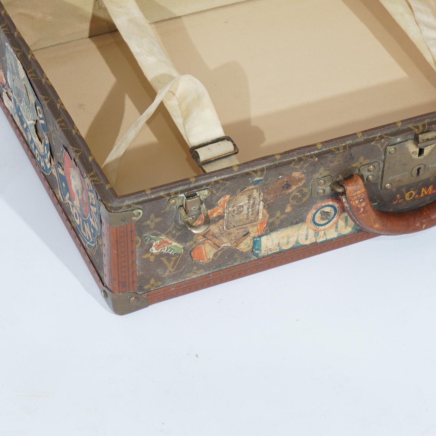 Authentic Antique Roaring 20s Louis Vuitton Suitcase, James Owen Mahoney, c1920 3