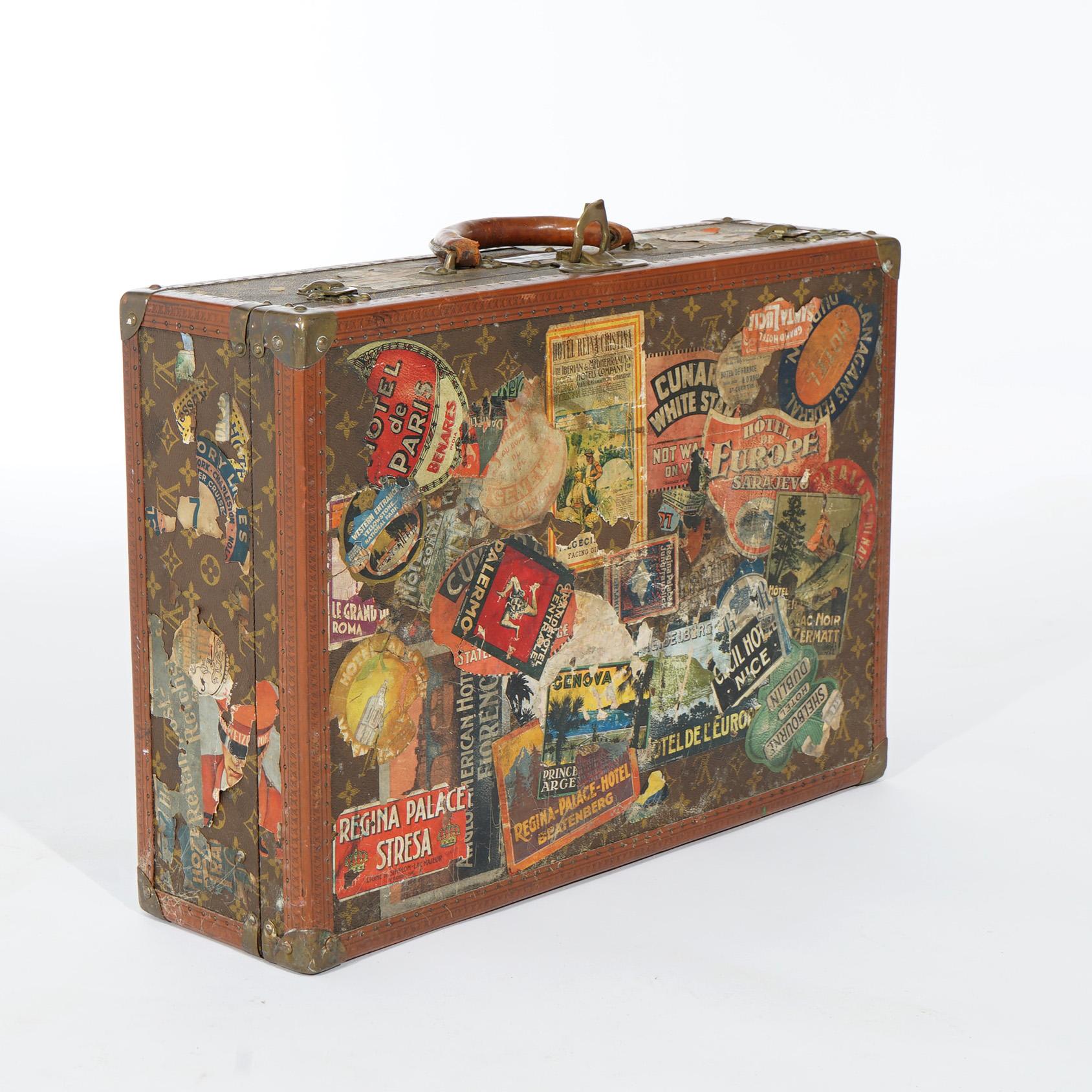 Authentic Antique Roaring 20s Louis Vuitton Suitcase, James Owen Mahoney, c1920 1