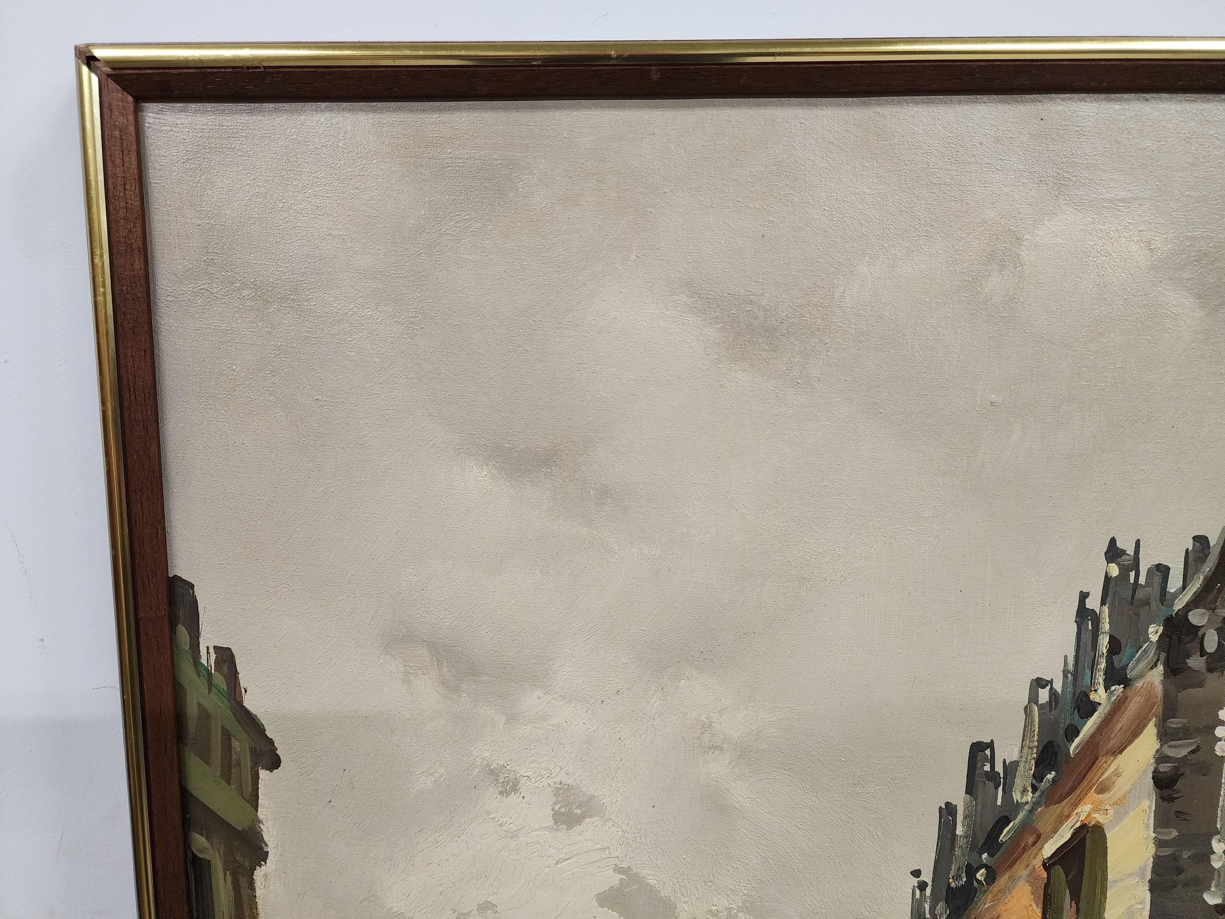 French Authentic Antonio DeVity Paris Oil Painting
