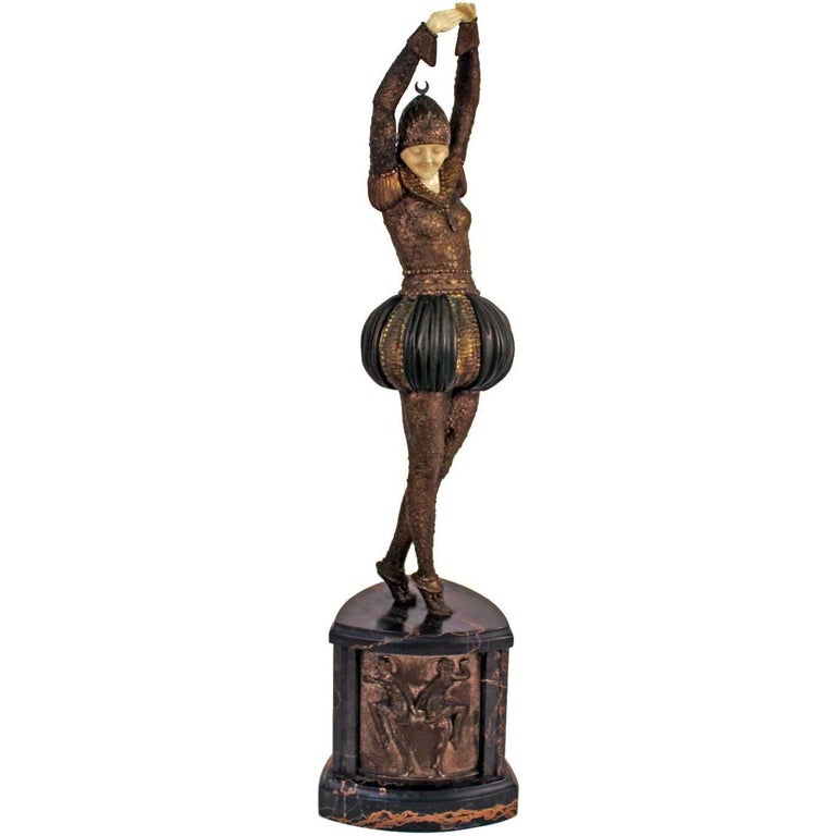 Authentic Art Deco Sculpture by Demetre Chiparus at 1stDibs
