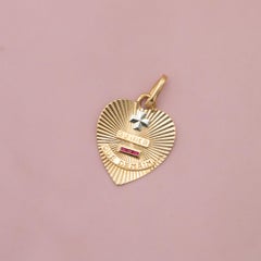 Authentic Augis - Plus qu'hier et moins que demain - French love 18k solid gold
