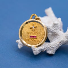 Authentic Augis - Plus qu'hier et moins que demain - French love 18k solid gold