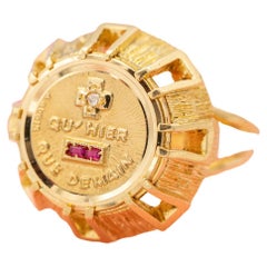 Authentic Augis - Plus qu'hier et moins que demain - French love 18k solid gold