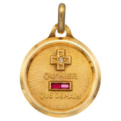 Authentic Augis - Plus qu'hier et moins que demain - French love 18k solid gold