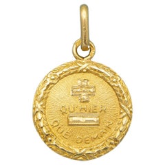 Authentic Augis - Plus qu'hier et moins que demain - French love 18k solid gold