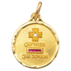 Authentic Augis - Plus qu'hier et moins que demain - French love 18k solid gold