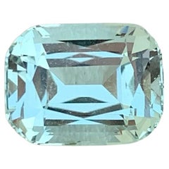 Authentic Blue Aquamarine 3.50 carats Cushion Cut Natural Pakistani Gemstone Authentic Blue Aquamarine 3.50 carats Cushion Cut Natural Pakistani Gemstone