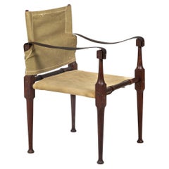 Authentic British Antique Roorkhee “Safari” Campaign Chair