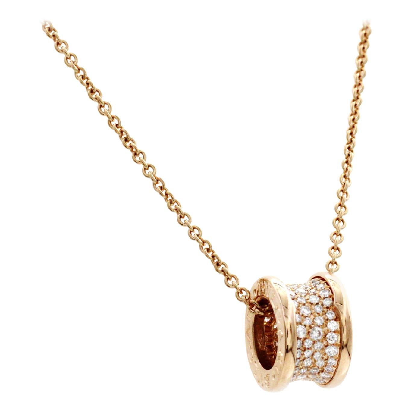 bvlgari rose gold chain