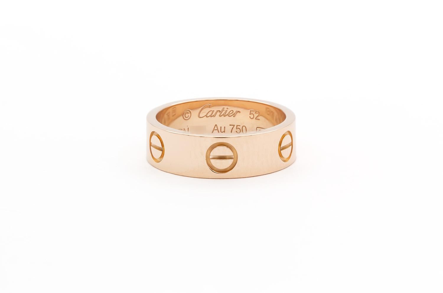 cartier love ring authentic
