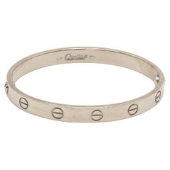 Authentic CARTIER 1993 18K "LOVE" Bangle in box with screwdriver - size 16