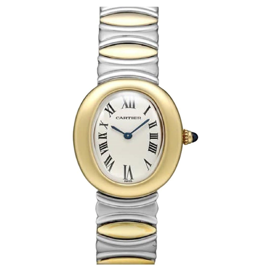 Authentic Cartier Baignoire Belle Epoque W40002F2 - Elegant Ladies' Timepiece
