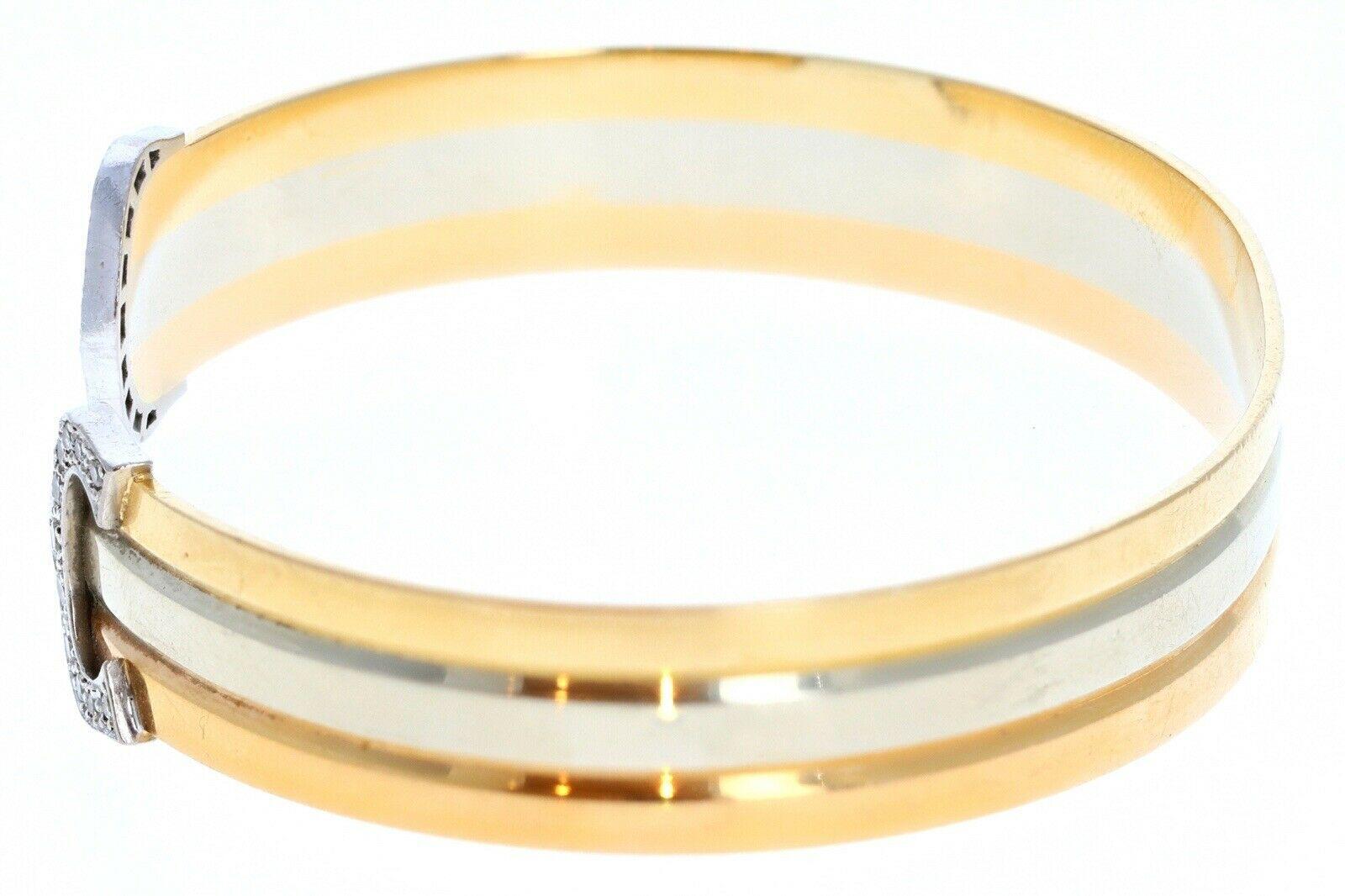 Cartier Double C Diamond 18K Tricolor Gold 10mm Cuff Bracelet 20.3g


For sale is a Cartier double C diamond cuff bracelet. 
10mm wide
 Perfect worn day or night.
 Get this stunning bracelet now!



Metal: 18k yellow, rose & white gold
    