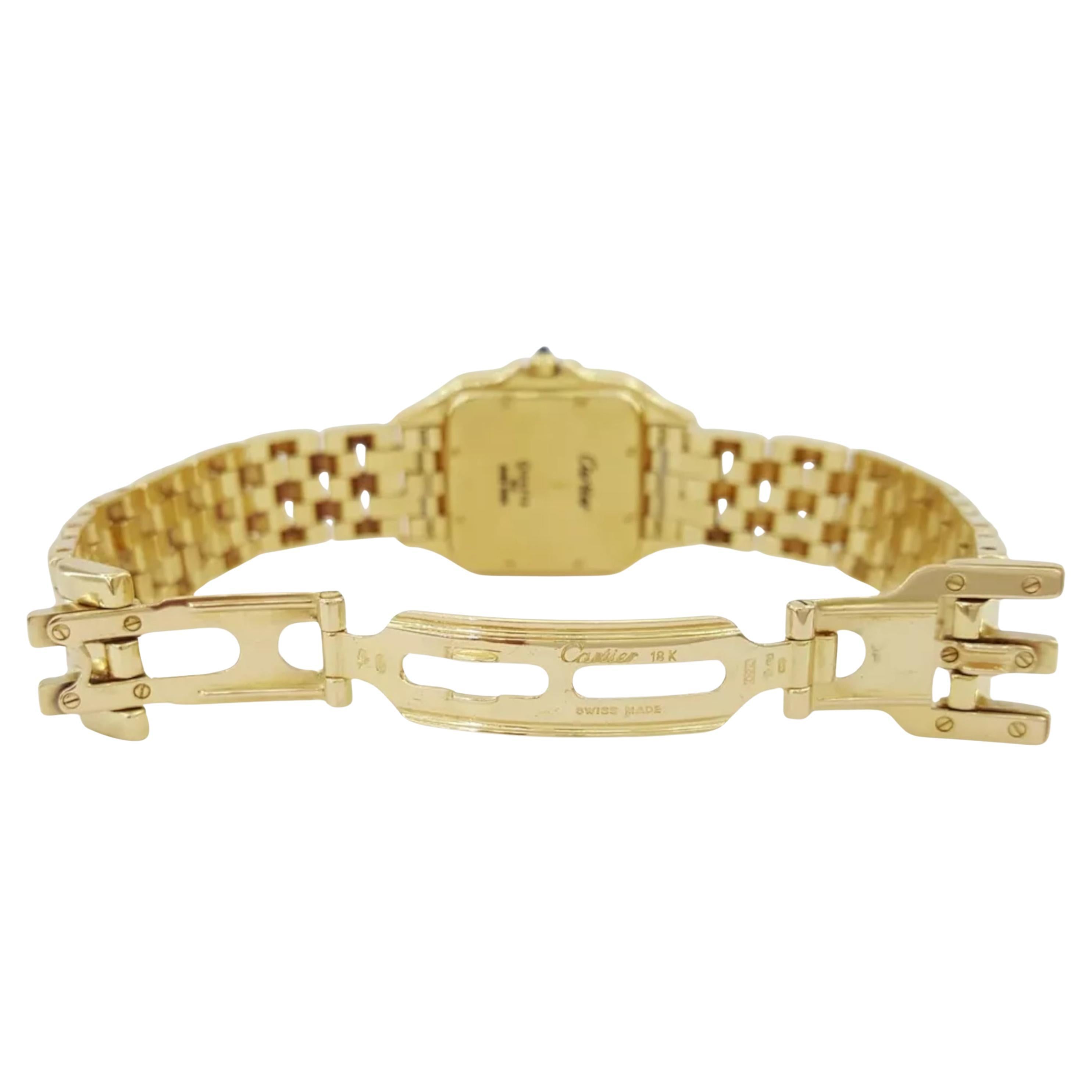 Authentic Cartier Panthere De Cartier Size Medium 27mm 18k Yellow Gold Watch 1