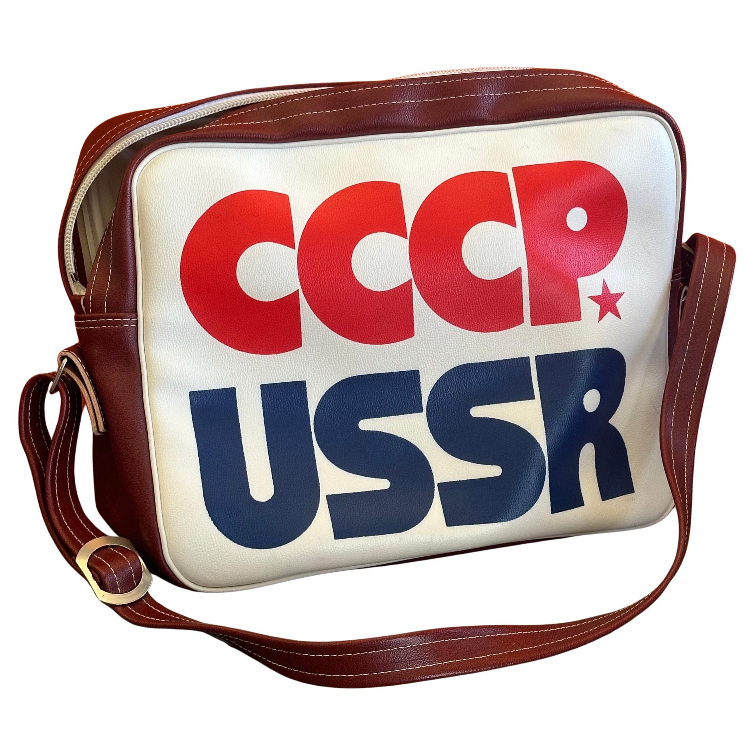 Borsa sportiva olimpica autentica CCCP USSR in vendita 7