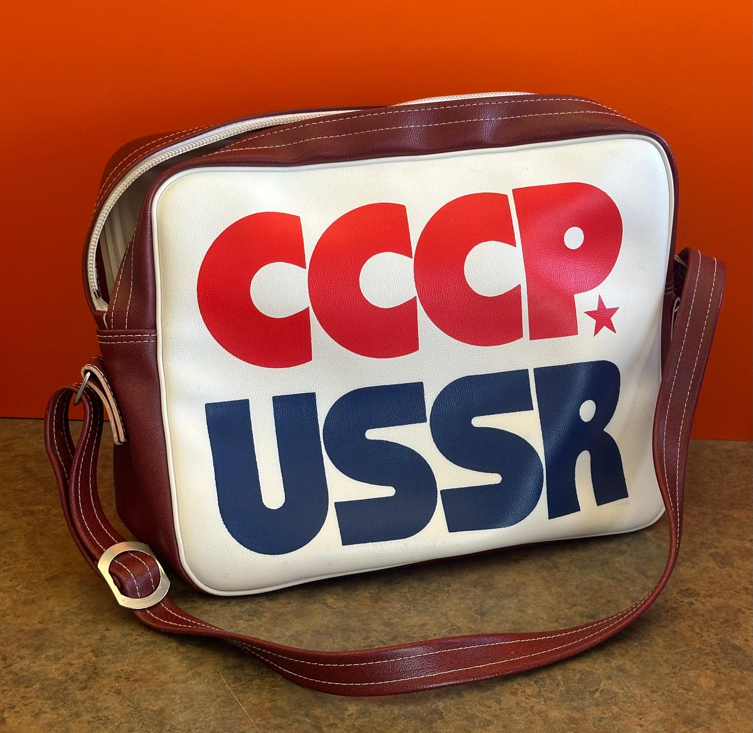 Borsa sportiva olimpica autentica CCCP USSR In condizioni buone in vendita a San Diego, CA