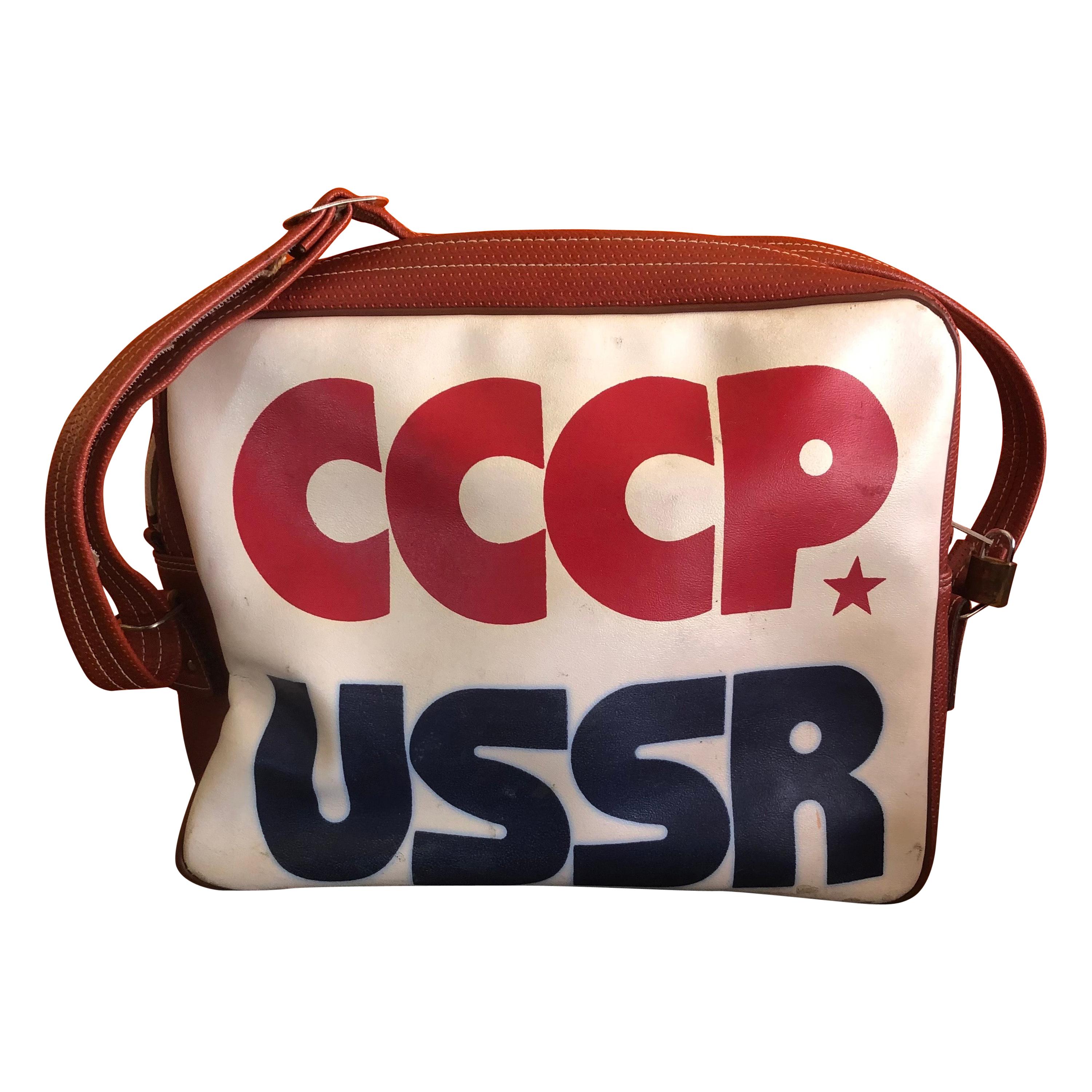 Authentic CCCP USSR Olympic Sports Bag