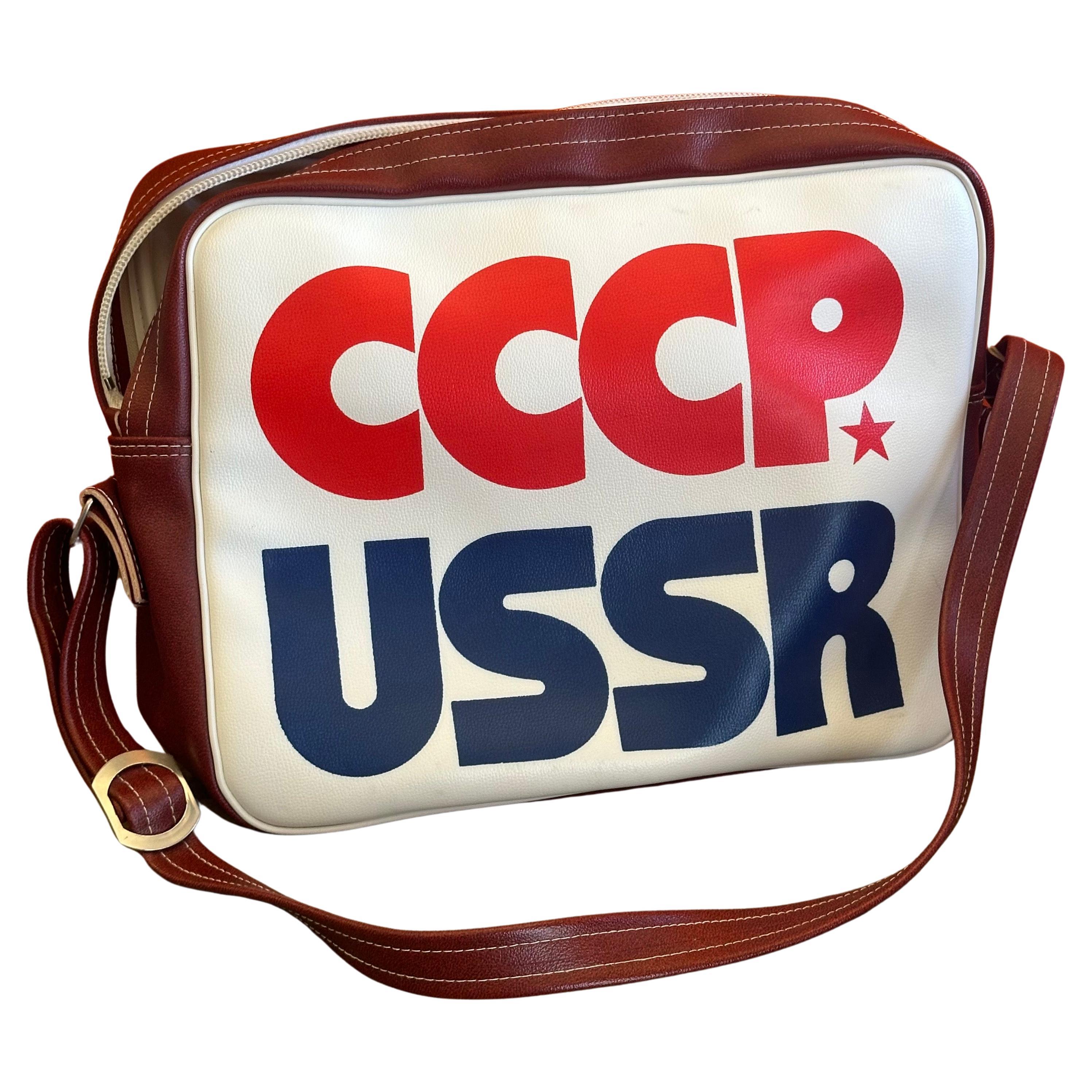 Authentic CCCP USSR Olympic Sports Bag