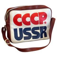Vintage Authentic CCCP USSR Olympic Sports Bag