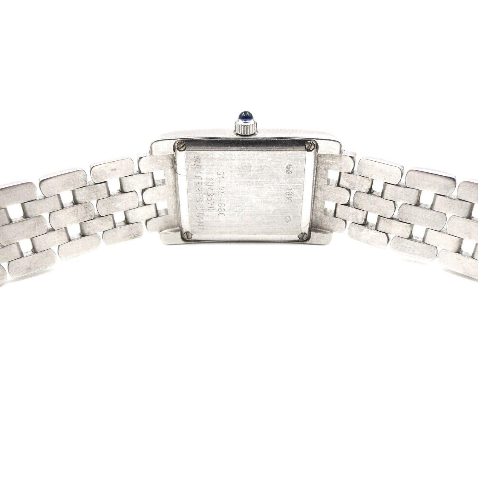 Women's or Men's Authentic Concord Veneto White Gold, Diamond and Mother of Pearl Watch For Sale