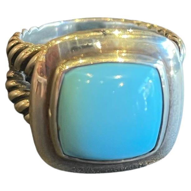Authentic David Yurman Turquoise Albion Ring 

