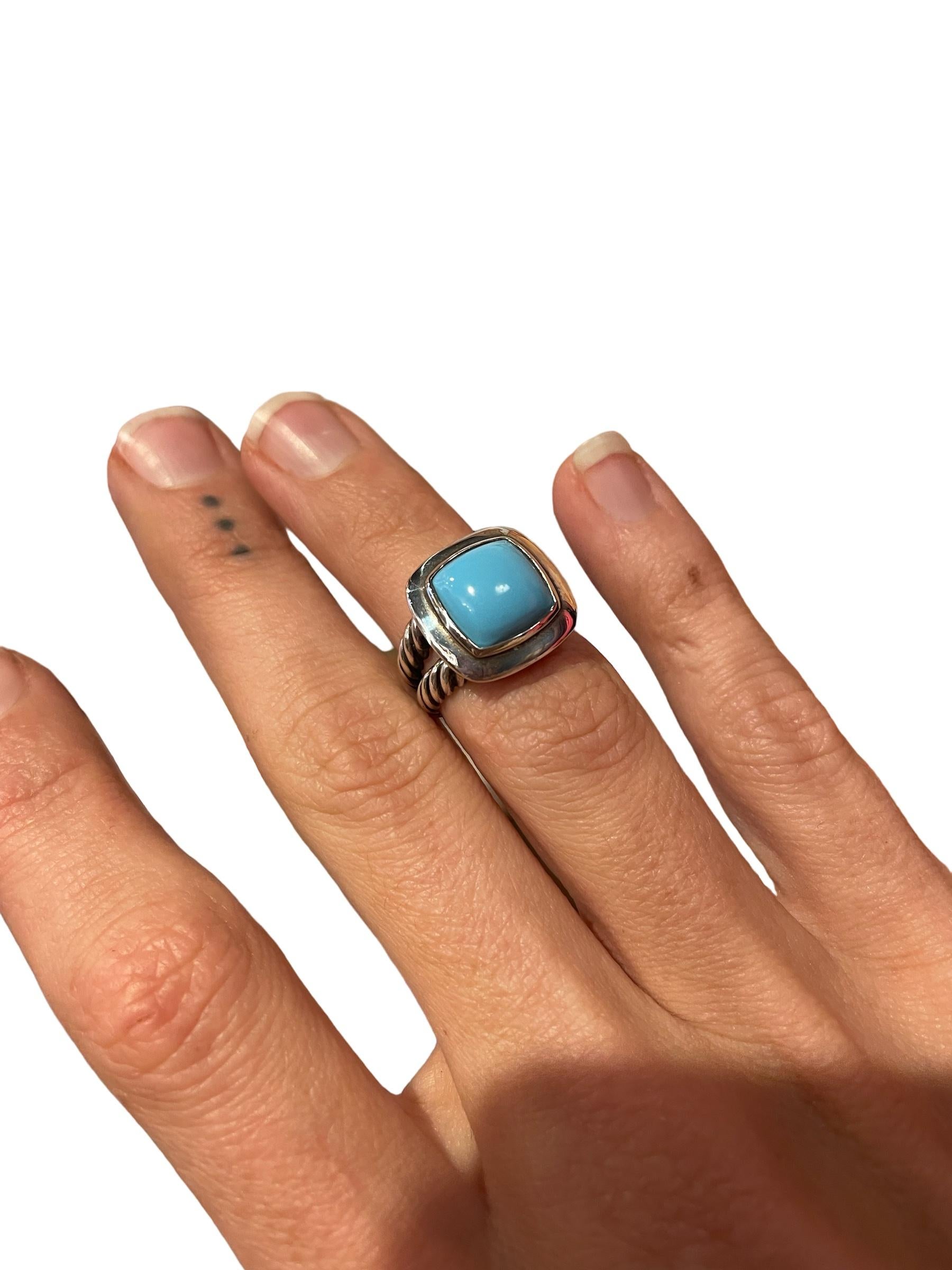 turquoise david yurman ring