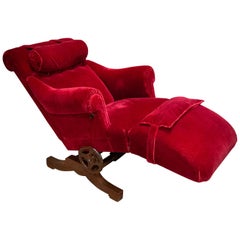 Authentic Doctor Pascoud "Le Surrepos" Lounge Chair, France, Paris, 1920 Used Authentic Doctor Pascoud "Le Surrepos" Lounge Chair, France, Paris, 1920