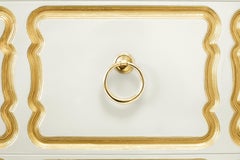 Authentic Dorothy Draper España Chest in Ivory White Chocolate, circa 1955