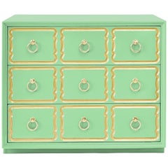 Authentic Dorothy Draper Espana Chest in Neo Mint