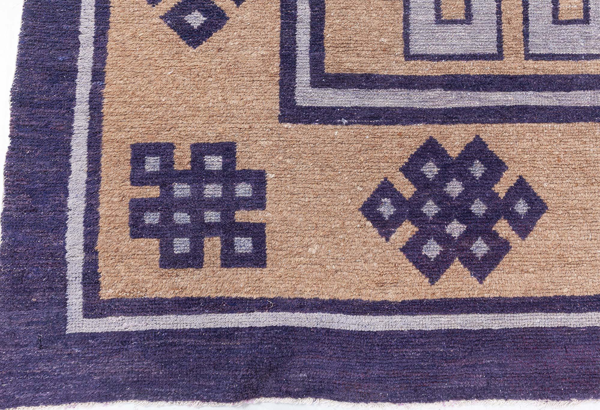 Authentique tapis chinois en laine fait main du début du 20e siècle Doris Leslie Blau
Taille : 8'8