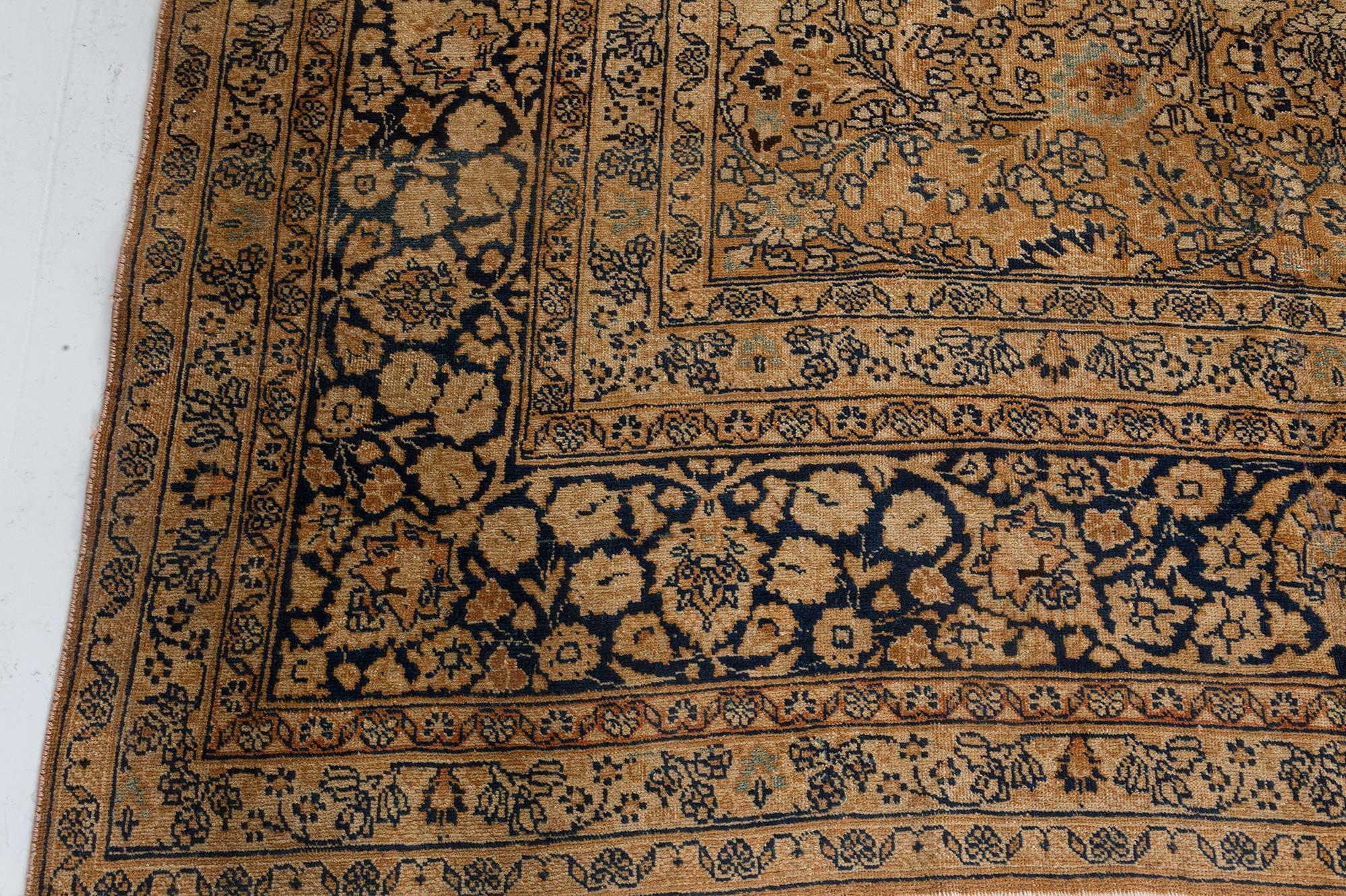 Authentic Early 20th Century Persian Khorassan Rug In Good Condition For Sale In New York, NY