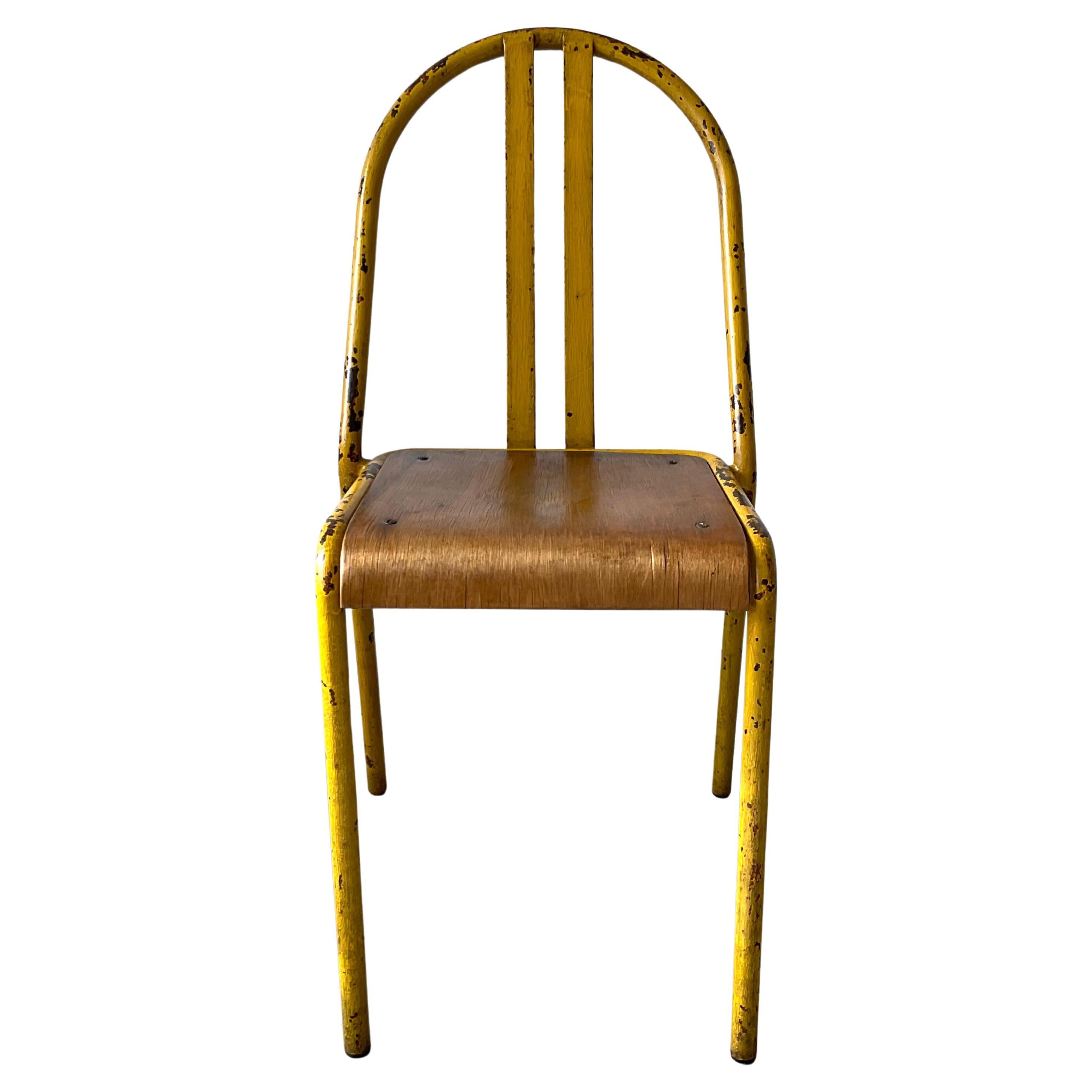 Authentic Early Modernist Chair Robert Mallet Stevens, France, 1930s For Sale