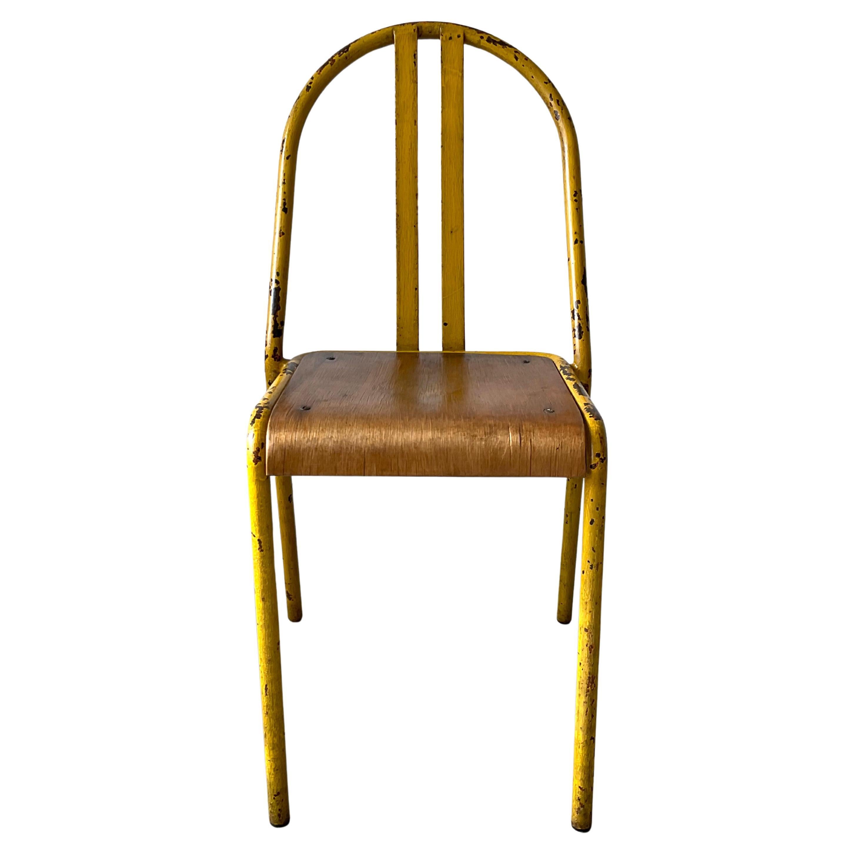 Authentic Early Modernist Chair Robert Mallet Stevens, France, 1930s