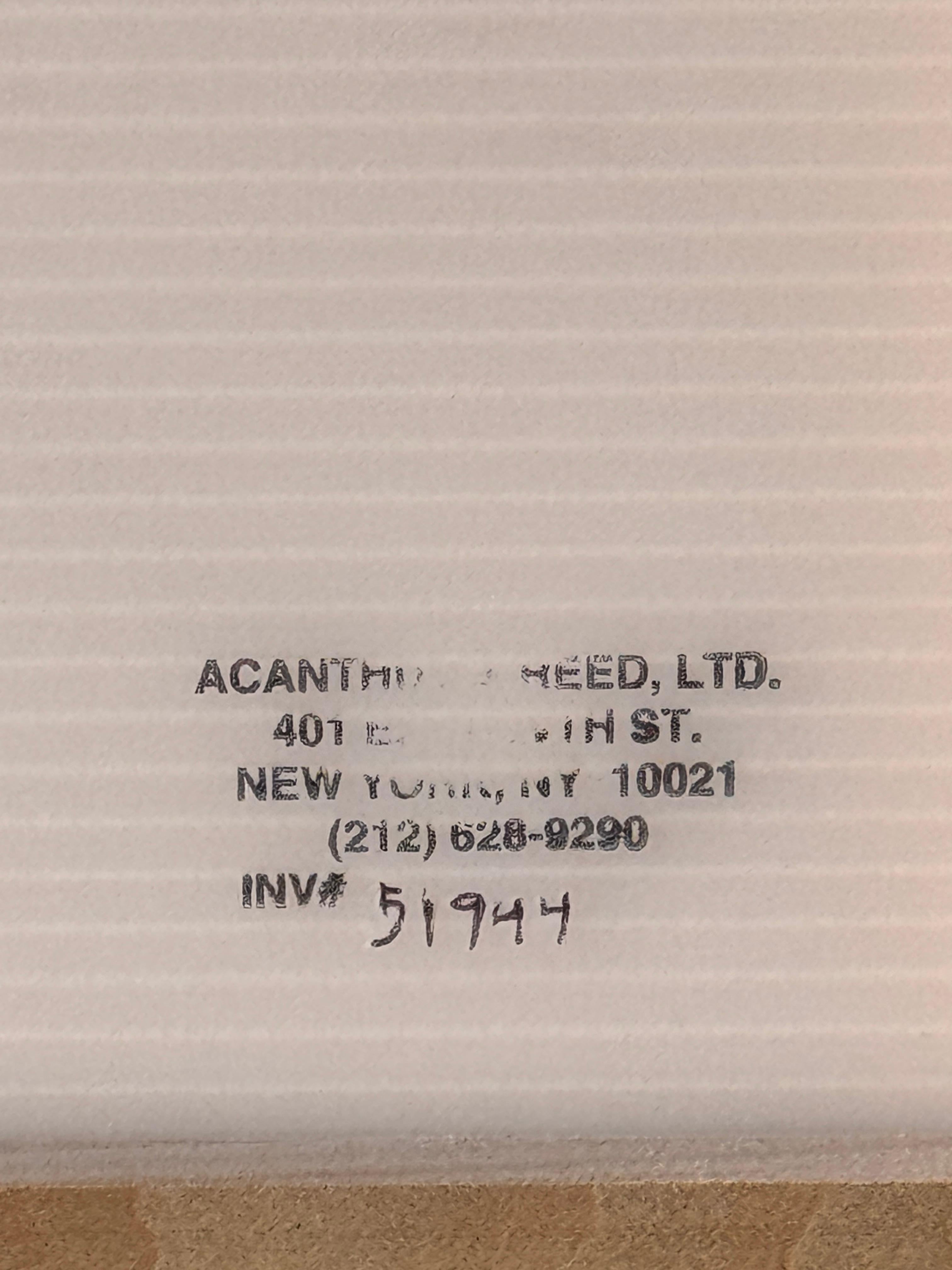 Authentic Ed Ruscha ‘Excuse Me I Didn’t Mean To Interrupt” c. 1975, Lithograph In Good Condition For Sale In Round Rock, TX