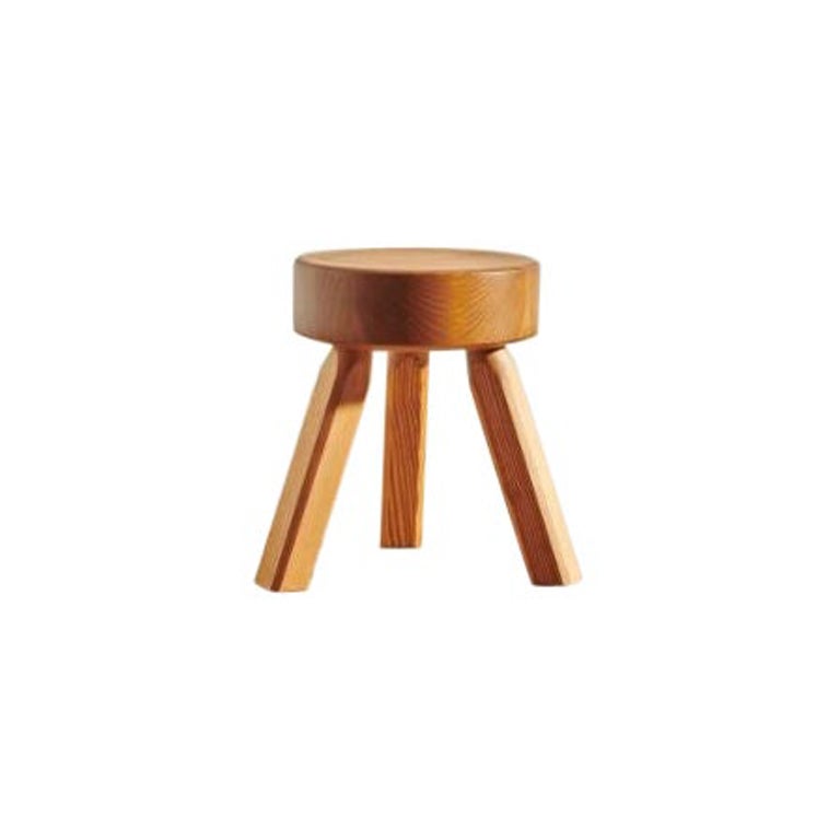 Authentique tabouret Frama Aml de couleur pin par Frama
