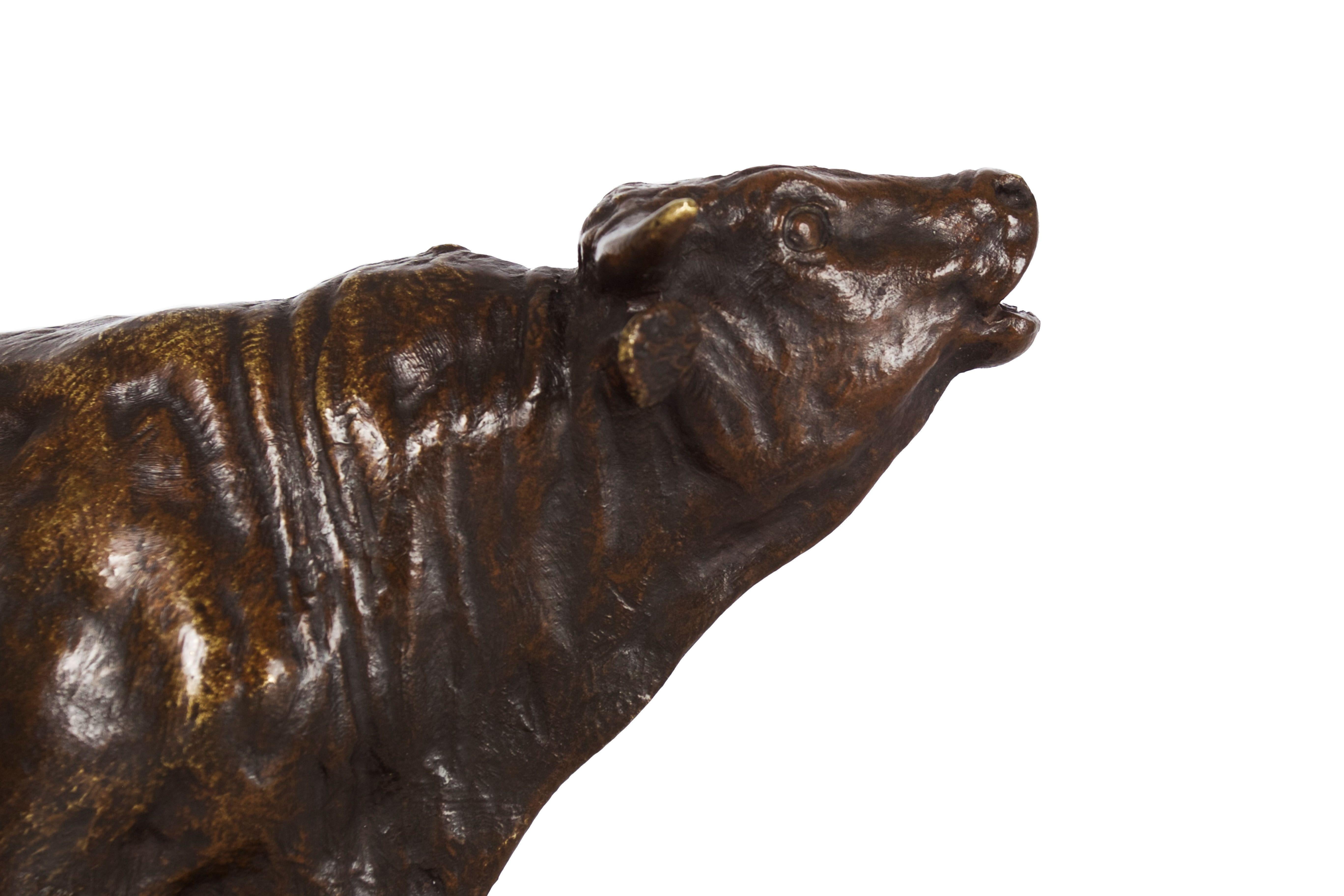 Authentic French Antique Bronze Sculpture