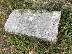 Authentic French Antique Solid Limestone, 17th Century, France
