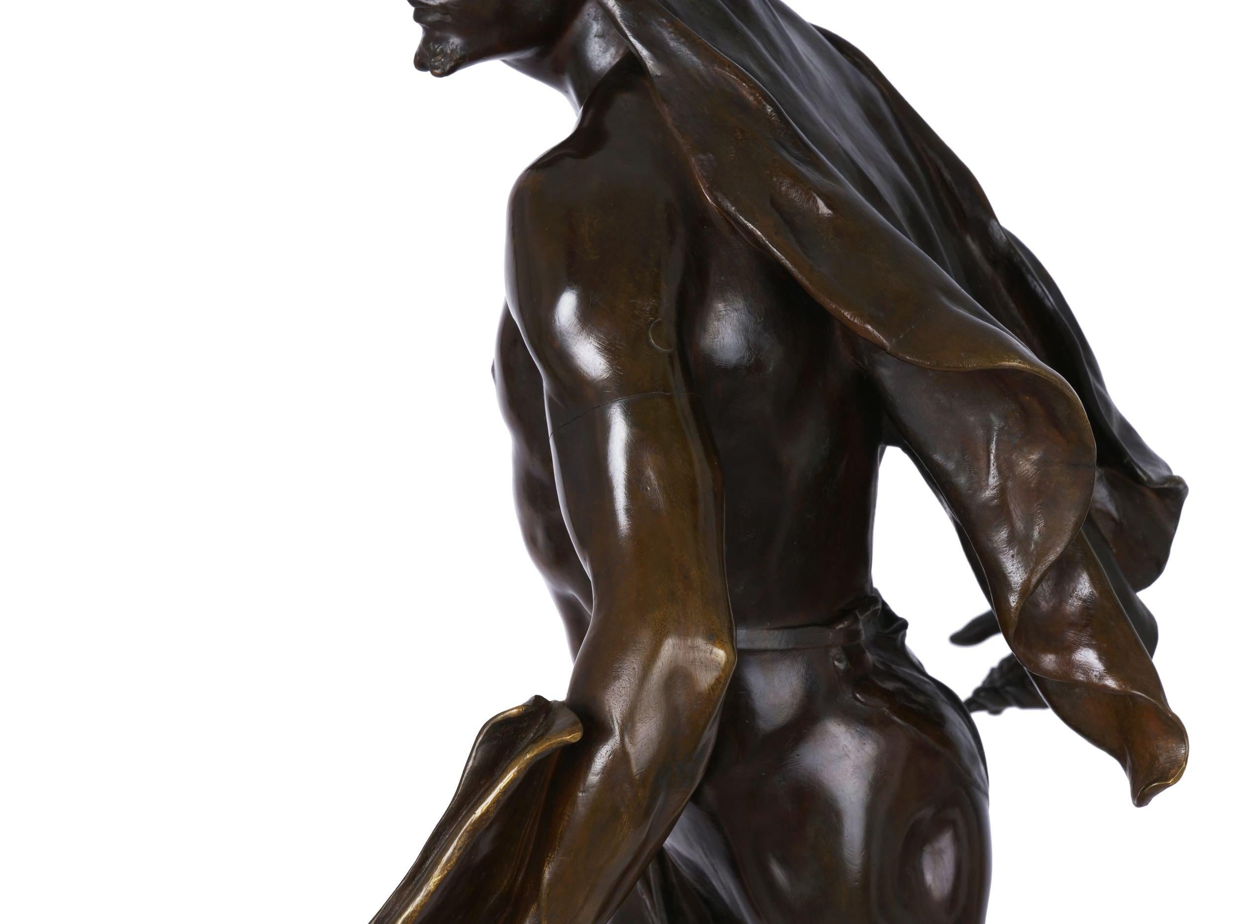 Authentic French Bronze Sculpture of “Le Semeur” by Emile Picault 5