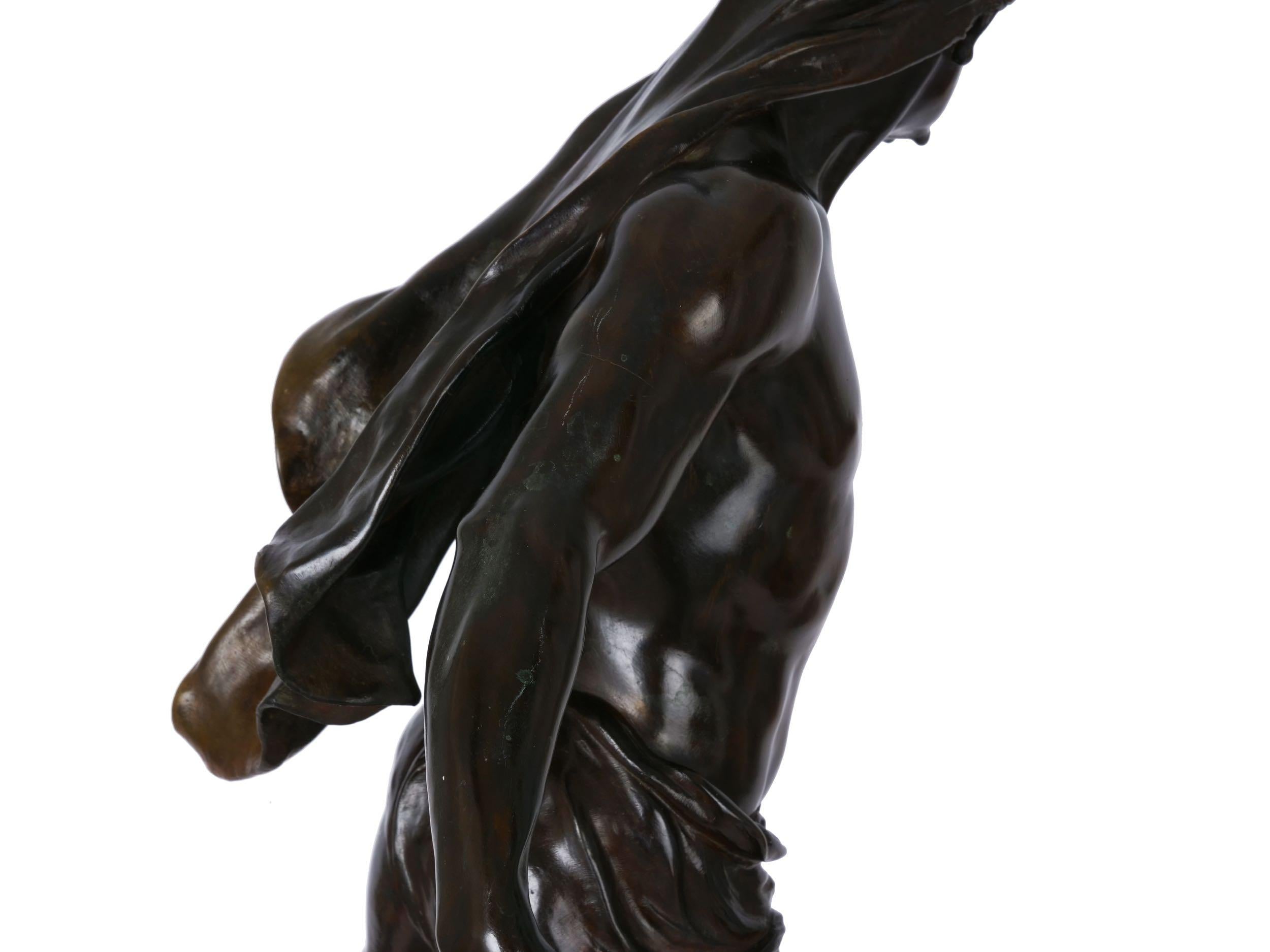 Authentic French Bronze Sculpture of “Le Semeur” by Emile Picault 10