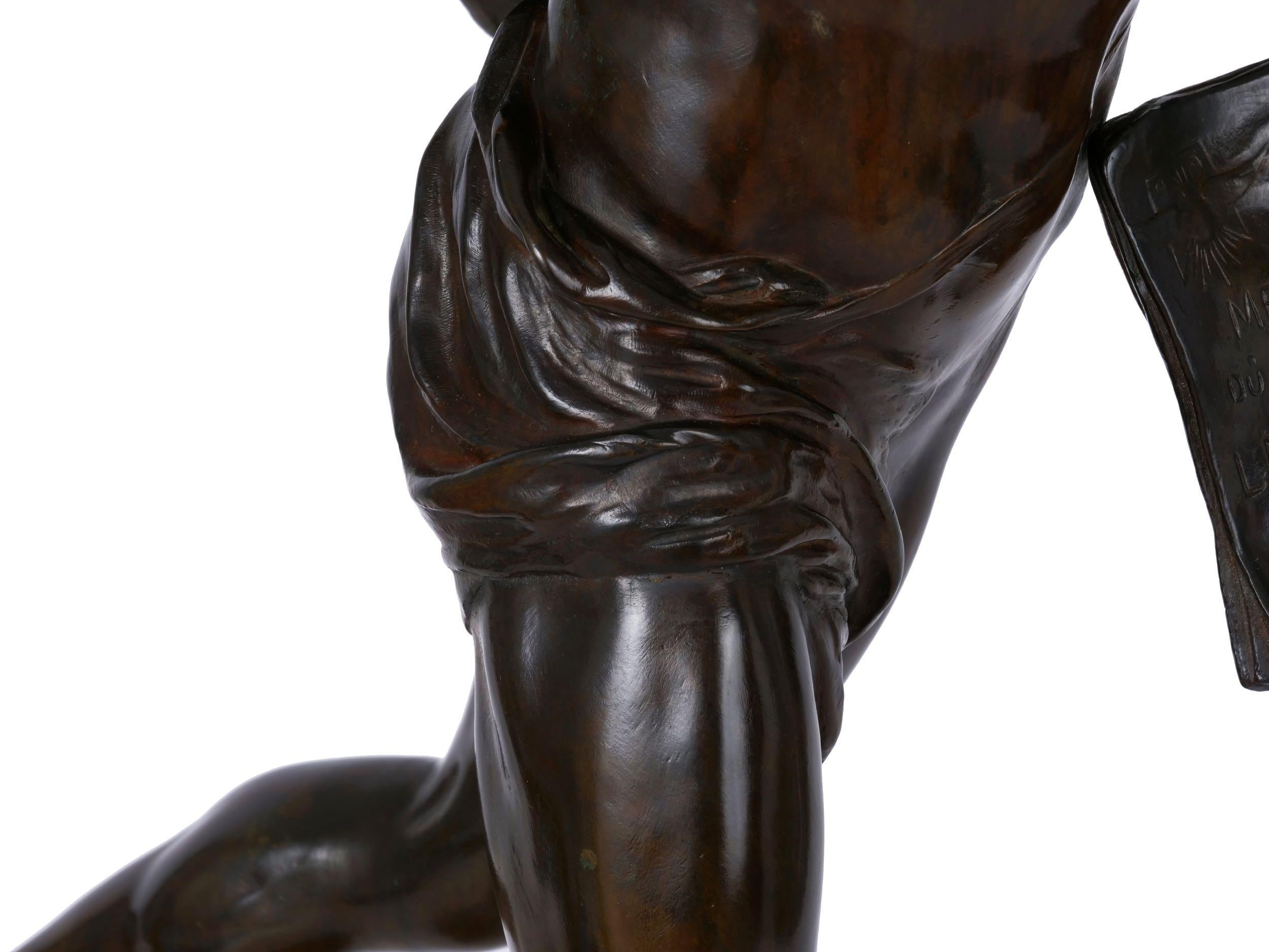 Authentic French Bronze Sculpture of “Le Semeur” by Emile Picault 2