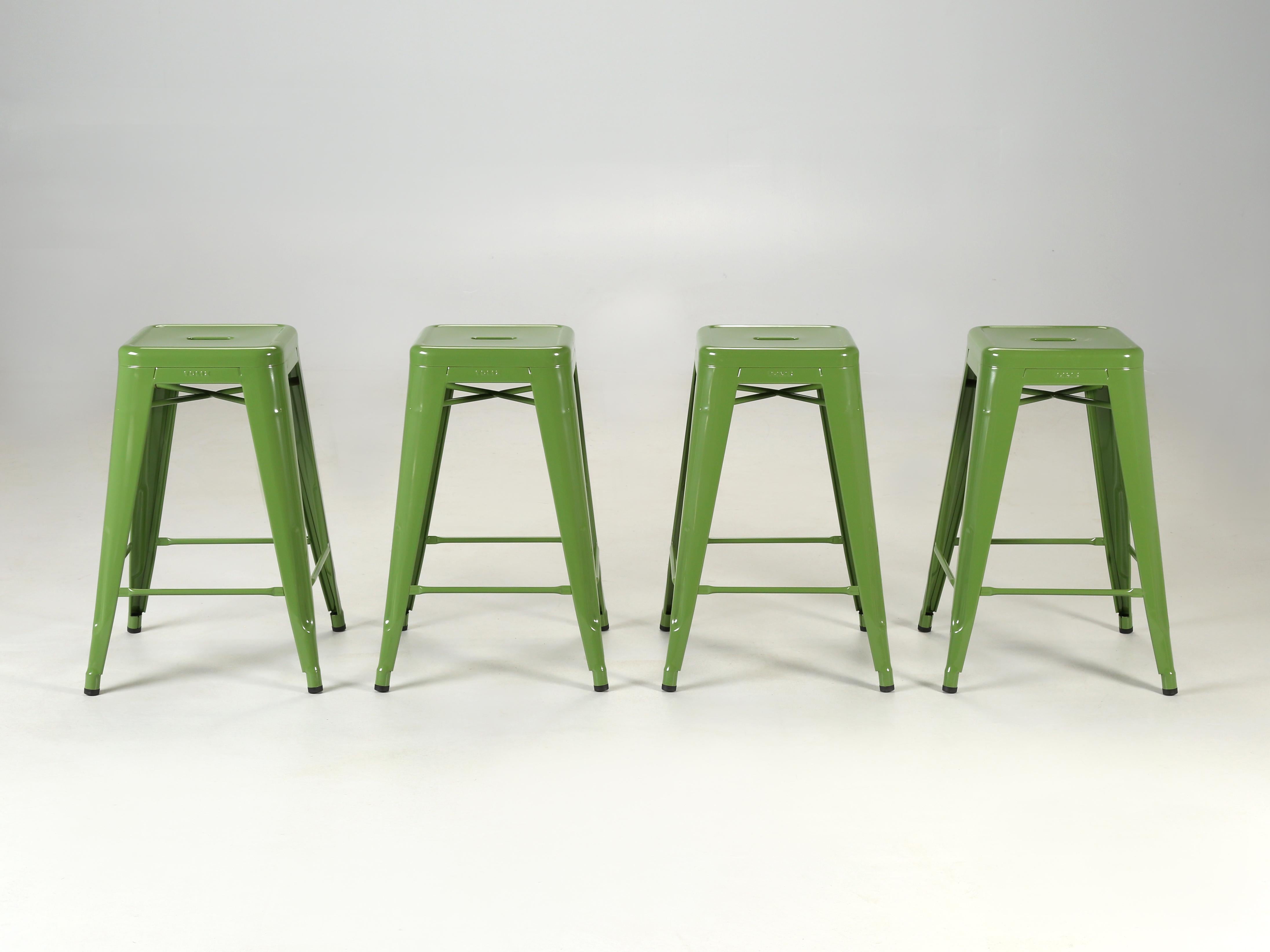 Authentic Tolix steel stacking stools were originally designed by Xavier Pauchard, commonly known as Mr. X. Around the early 1900’s Xavier invented a process for protecting metal from rusting. By 1927 Xavier began selling steel household products.